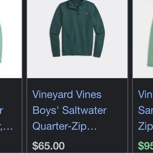 Vineyard vines quarter zip